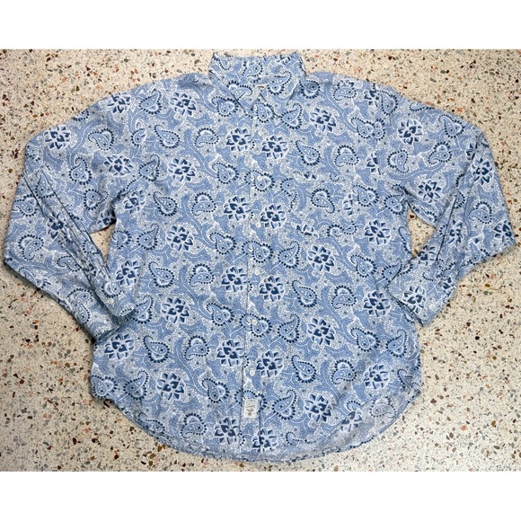 Ralph Lauren Polo Jeans Co. Other - Ralph Lauren Polo Jeans Co. Vtg Men's Flower Pattern Long Sleeve Shirt Size XL